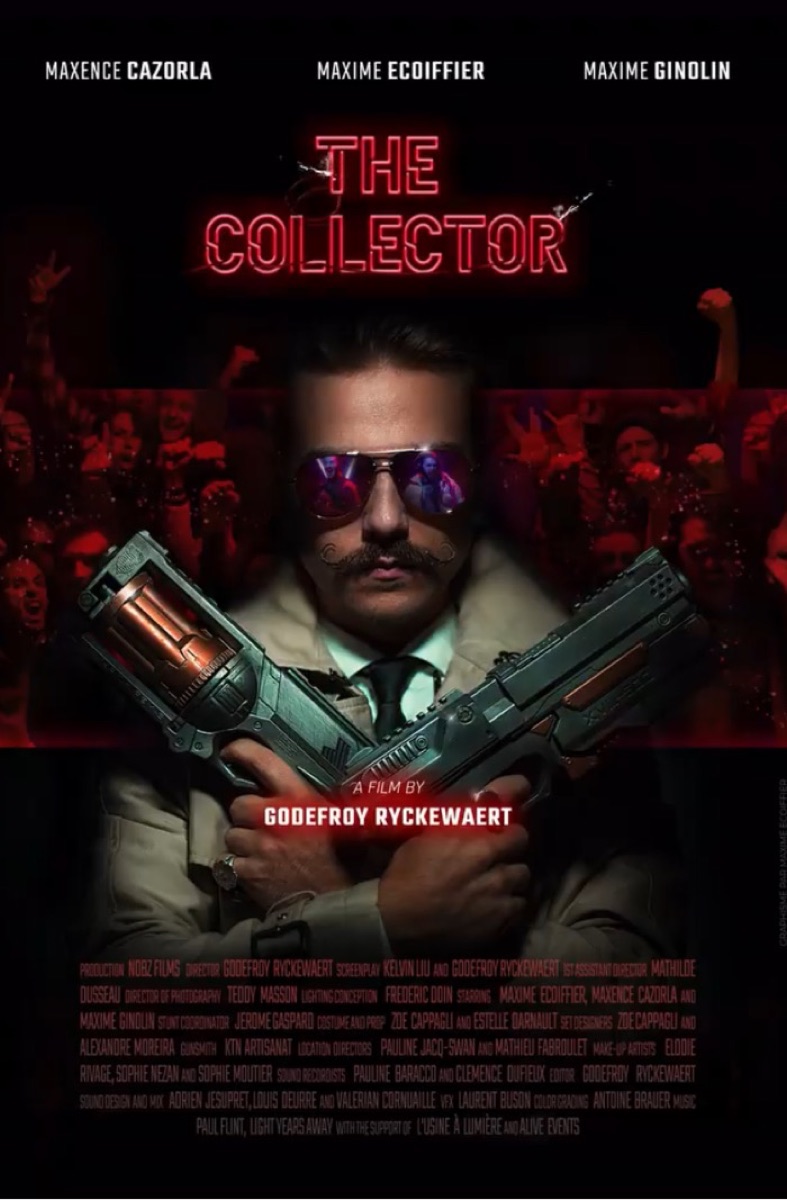 Affiche du court-métrage The Collector, coproduit par Grégory Dupont